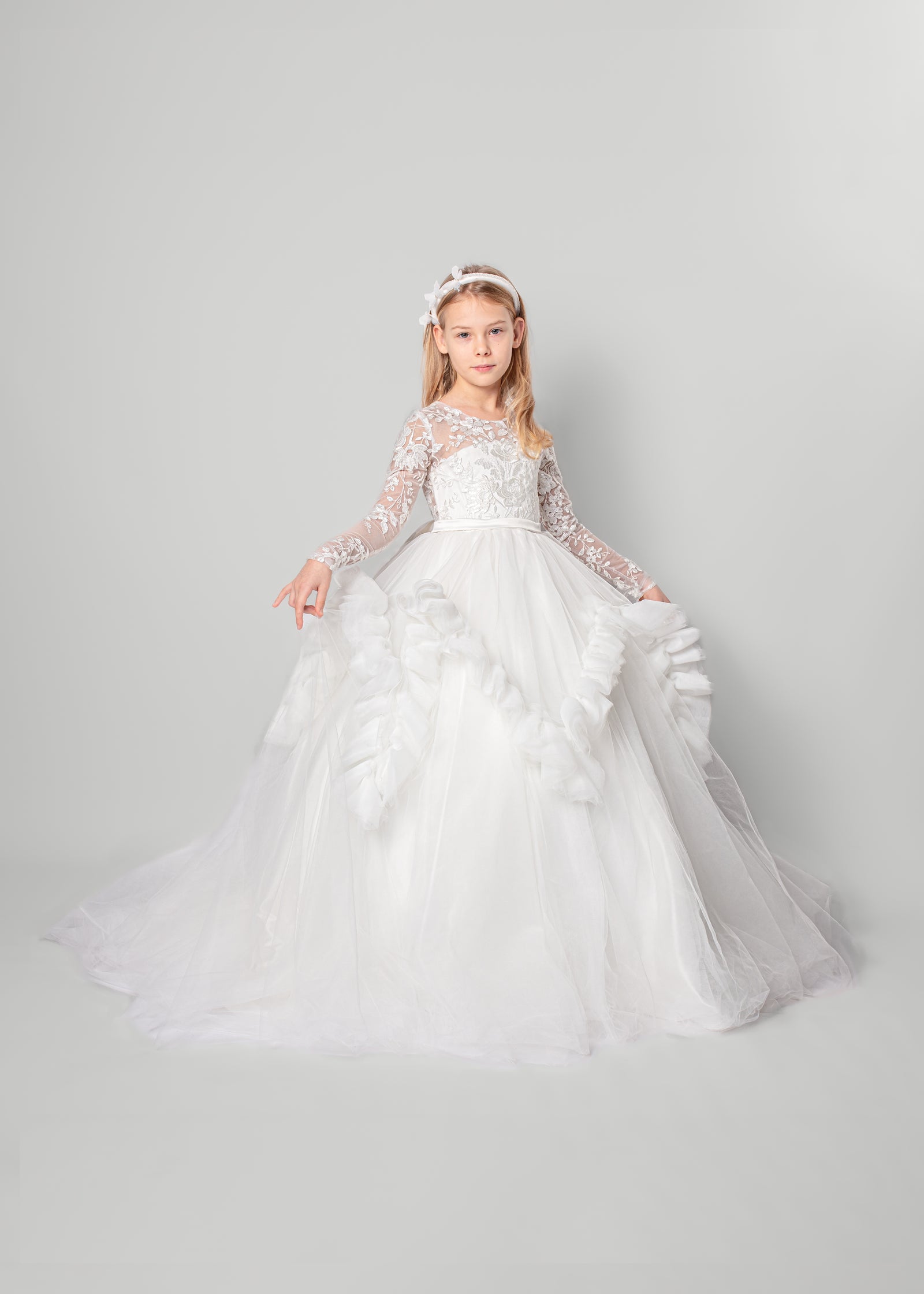 Pure Lace Elegance – Holy Communion Dress