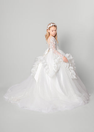 Pure Lace Elegance – Holy Communion Dress