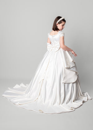 Classic Satin Grace – Holy Communion Dress