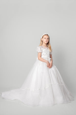 Innocent Petal Flow – Holy Communion Dress