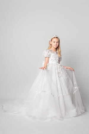 Innocent Petal Flow – Holy Communion Dress