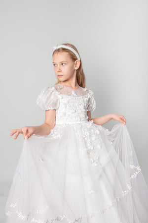 Innocent Petal Flow – Holy Communion Dress