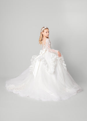 Pure Lace Elegance – Holy Communion Dress