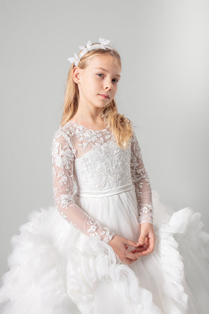 Pure Lace Elegance – Holy Communion Dress
