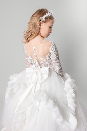 Pure Lace Elegance – Holy Communion Dress