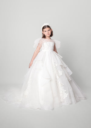 Petal Soft Tulle – Holy Communion Dress